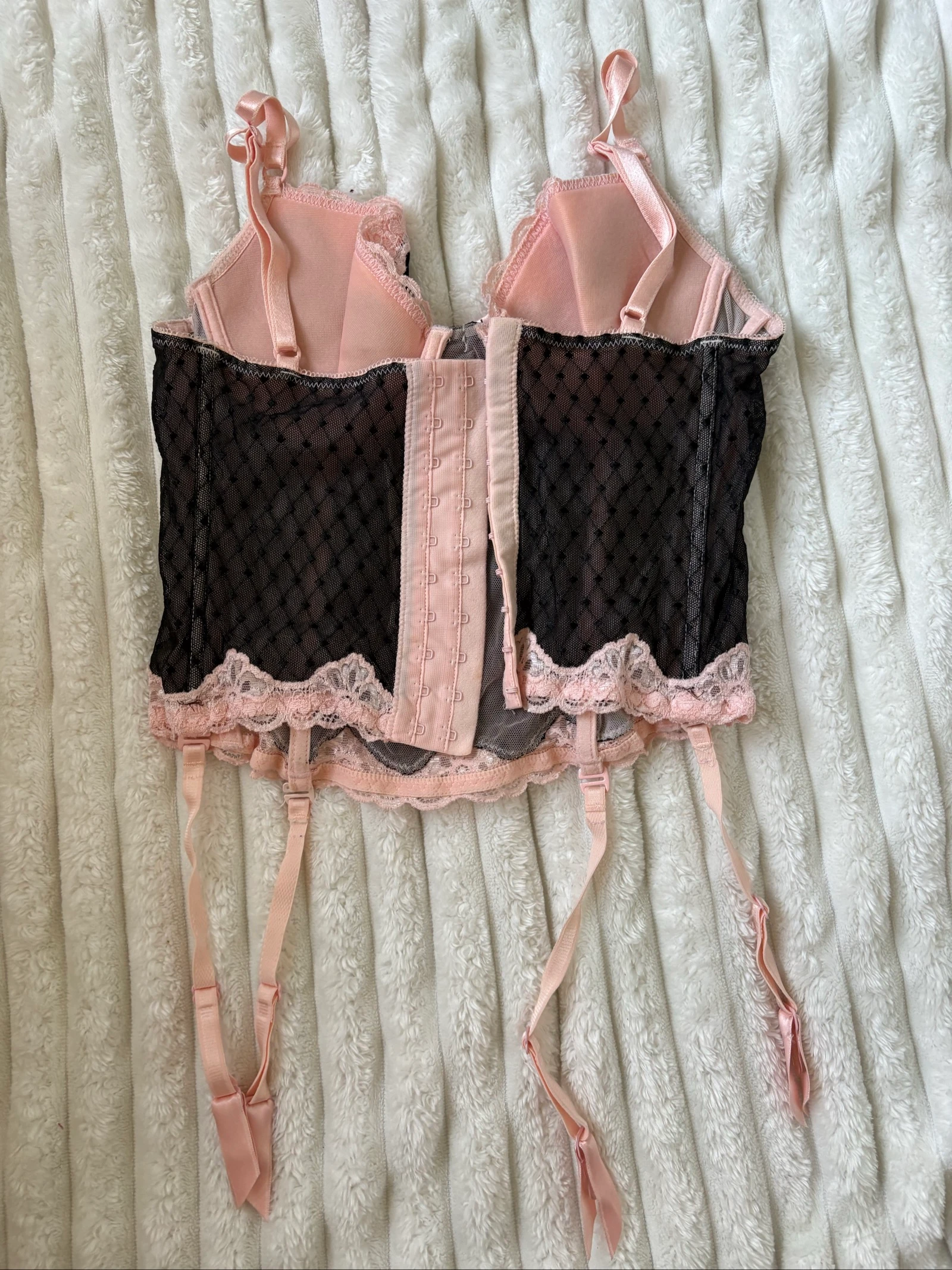 Bustier guêpière com suspensórios feminino vintage – photo 5